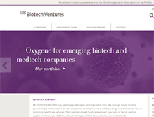 Tablet Screenshot of bbbiotechventures.com